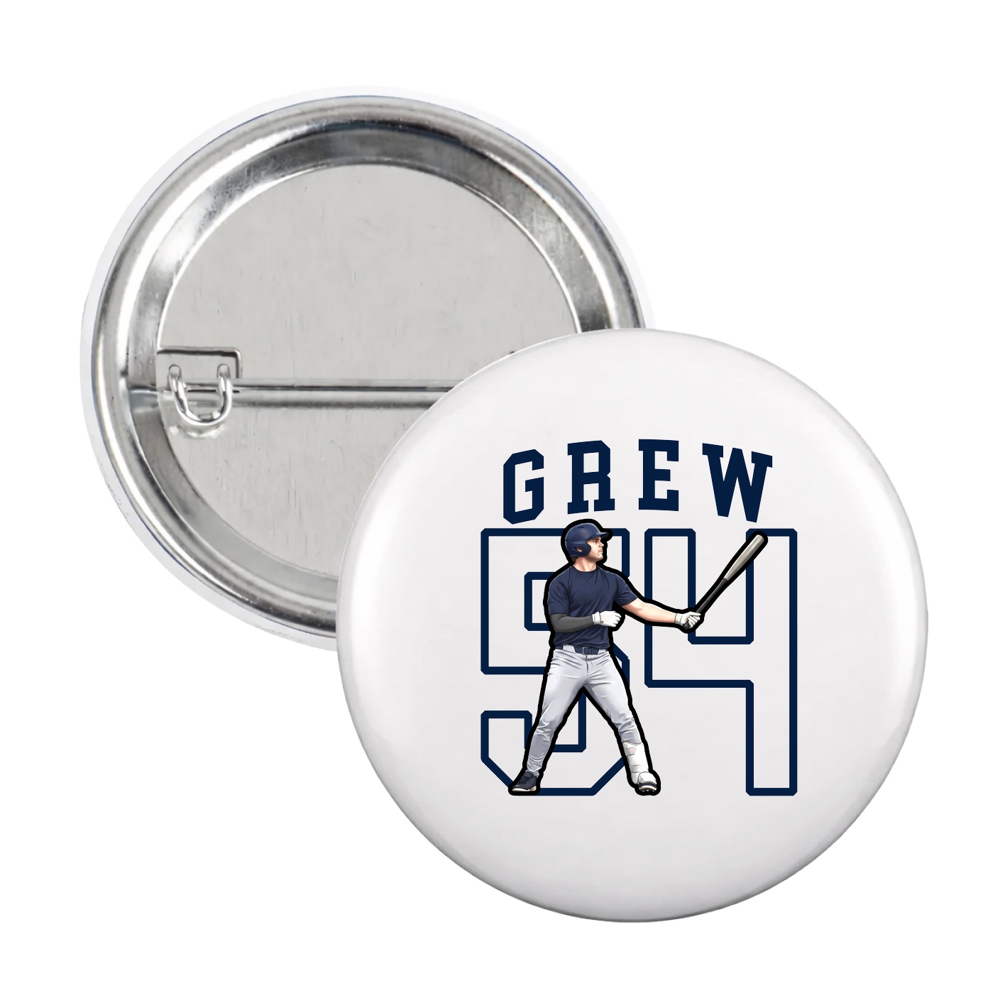 Game Day Button — Shirsey in White