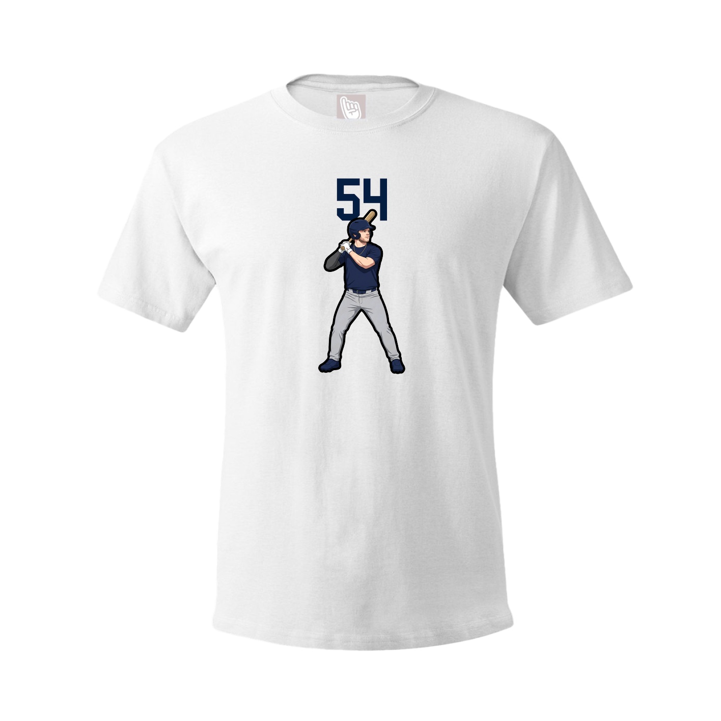 Tee — Number Top in White