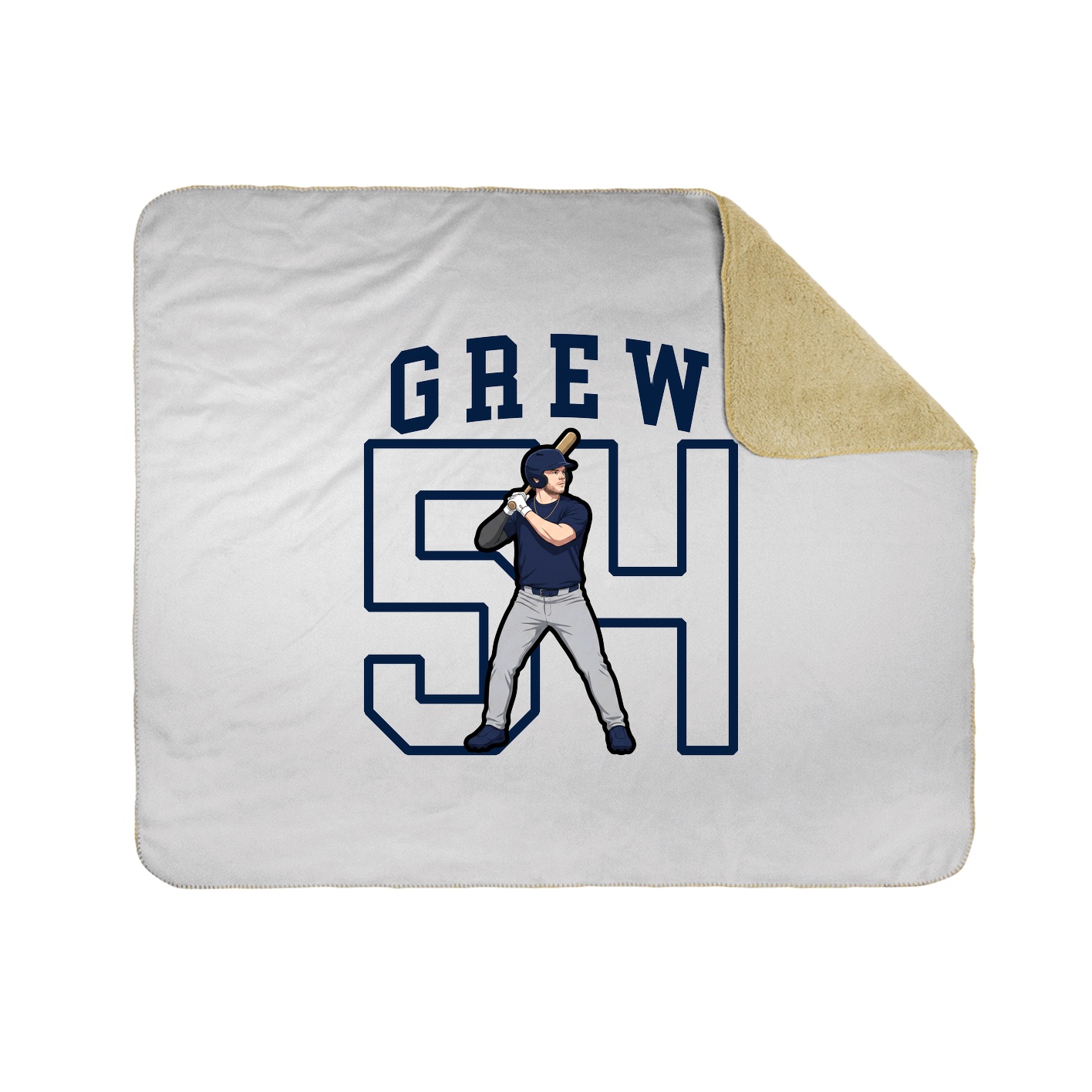 Throw Blanket — Shirsey in White