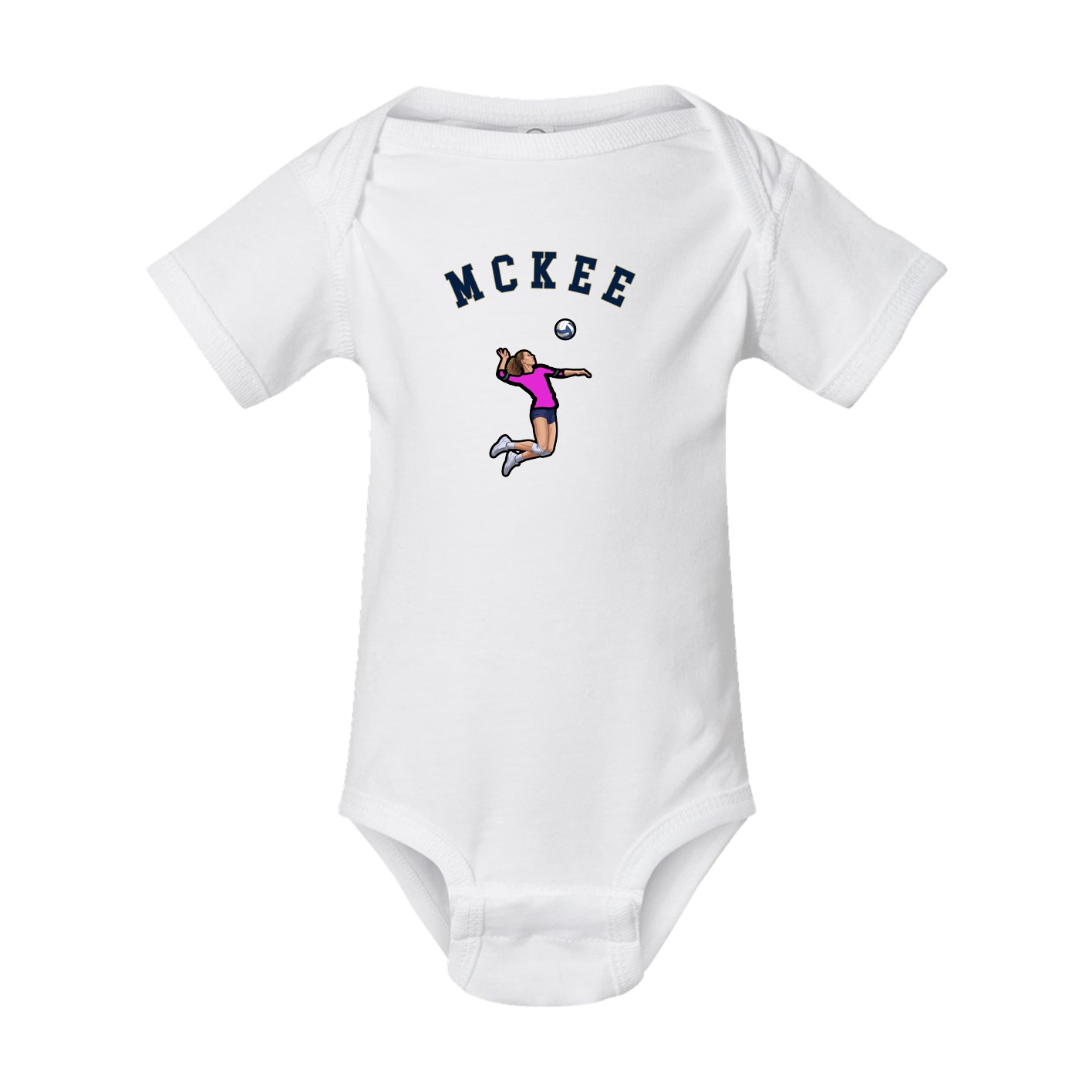 Baby Onesie — Shirsey Arch in White