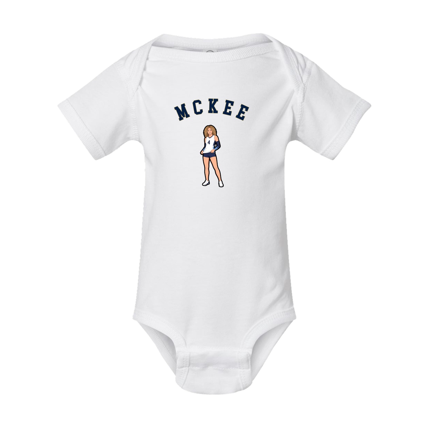 Baby Onesie — Shirsey Arch in White