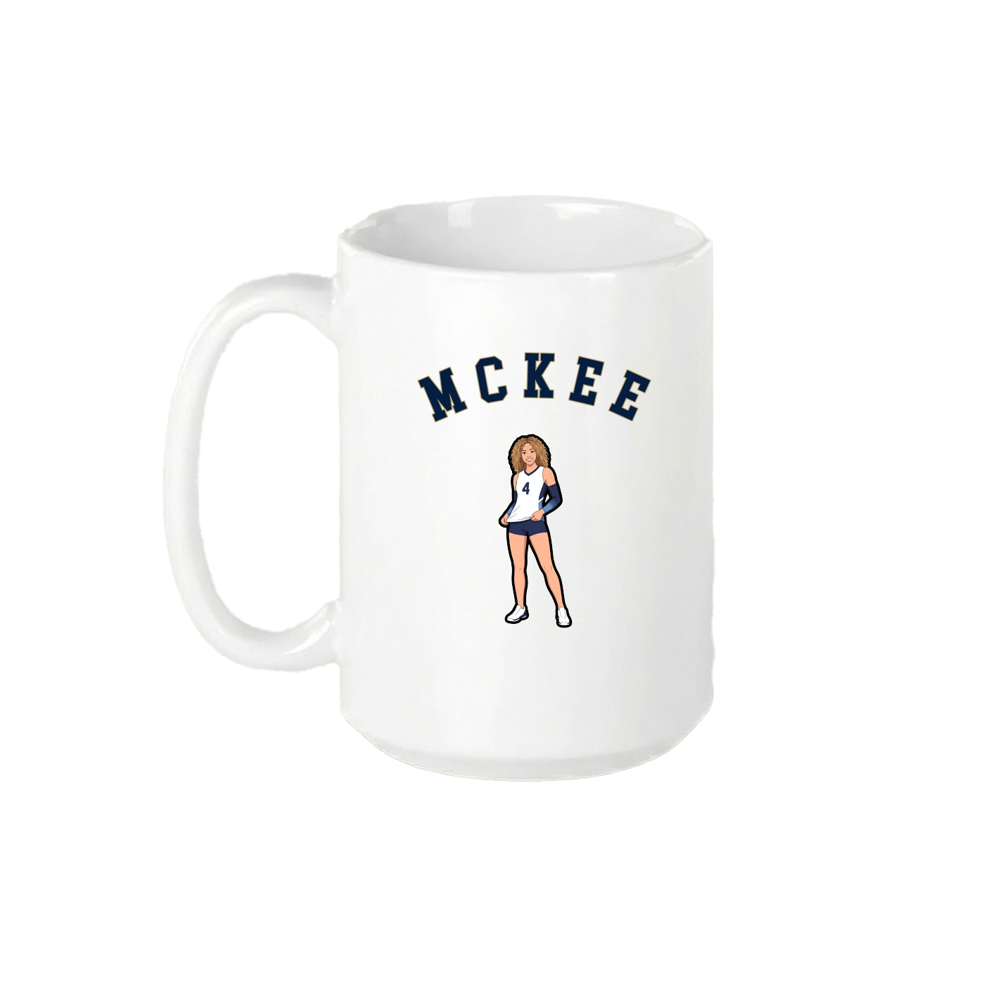 15oz Coffee Mug — Shirsey Arch in White