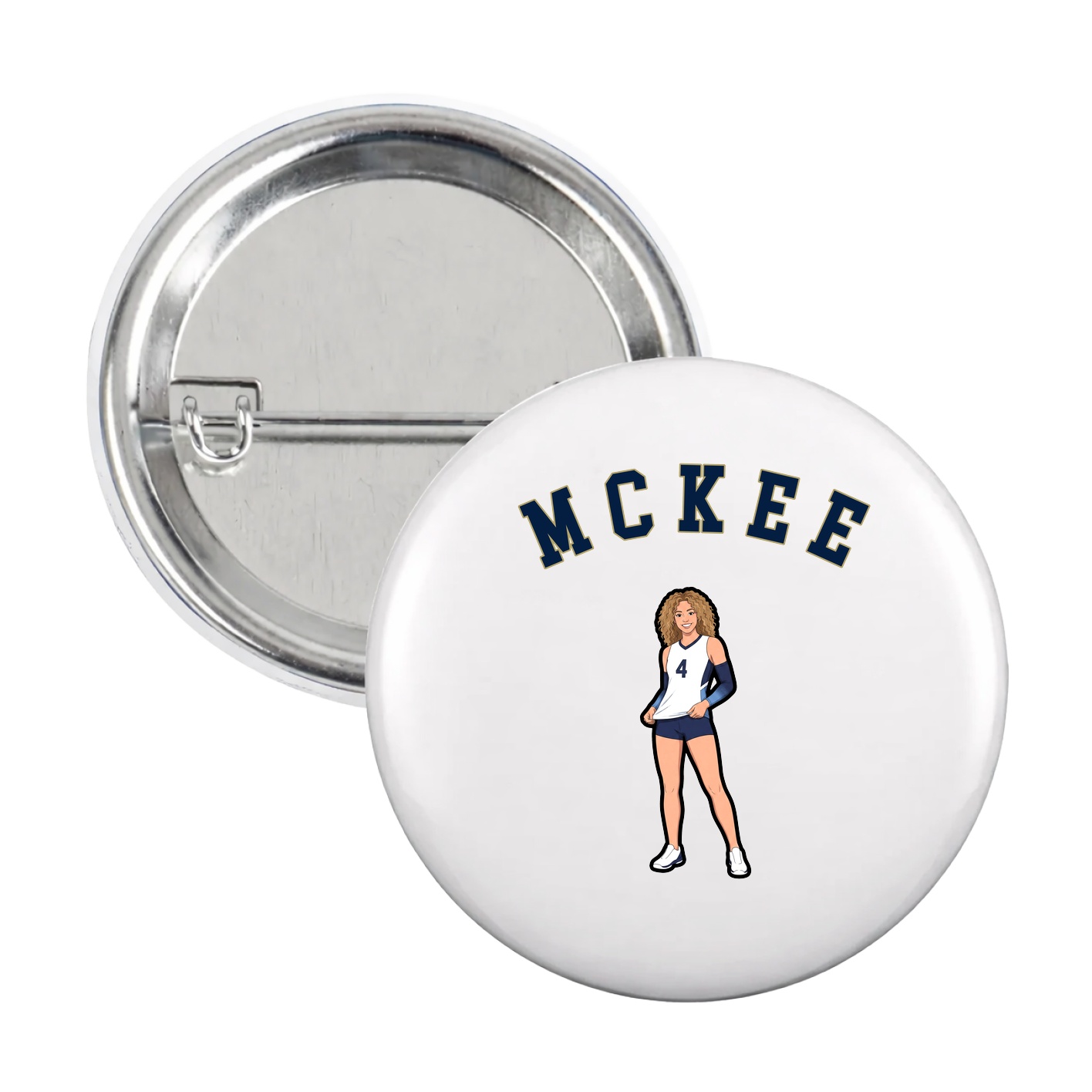 Game Day Button — Shirsey Arch in White