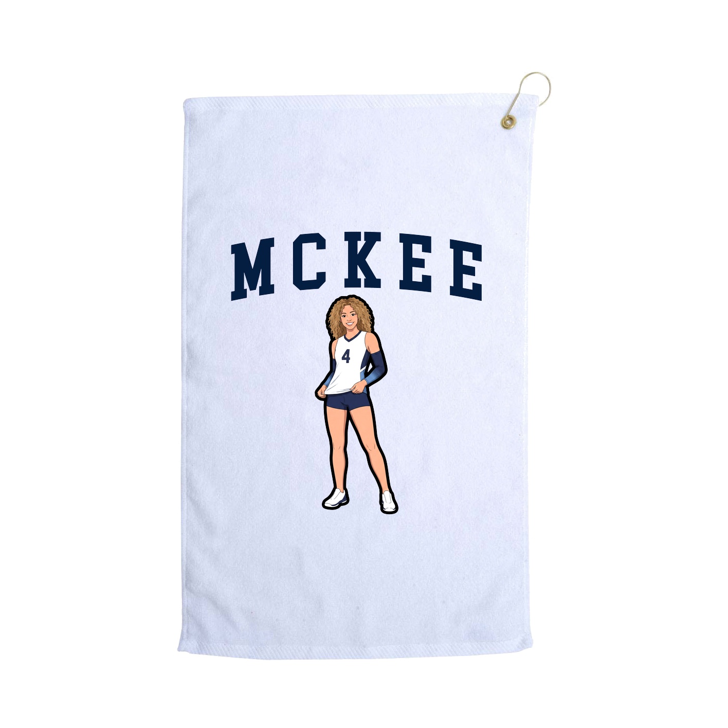 Golf Towel — Shirsey in White