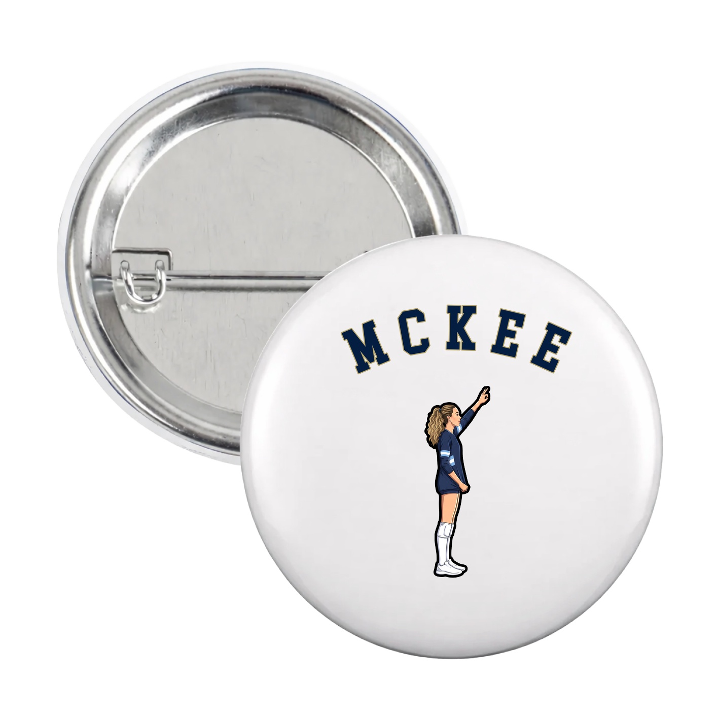 Game Day Button — Shirsey Arch in White