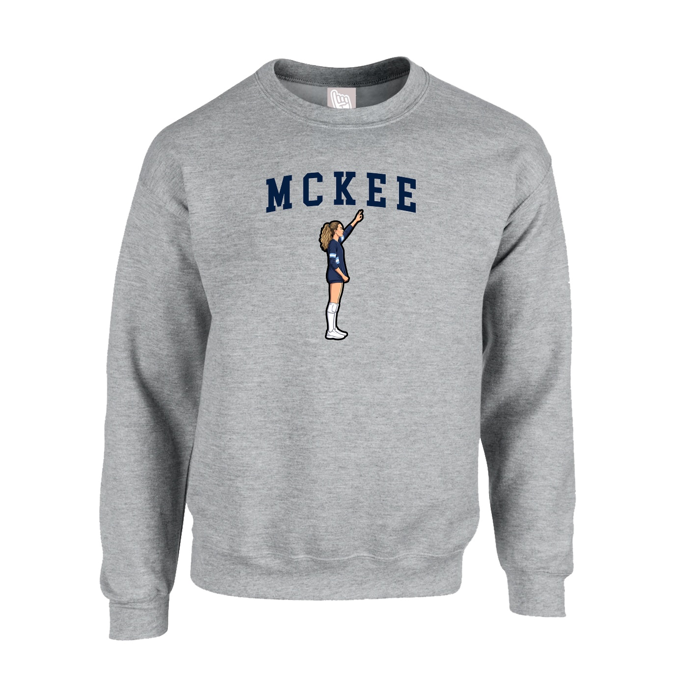 Fleece Crew — Shirsey in Grey
