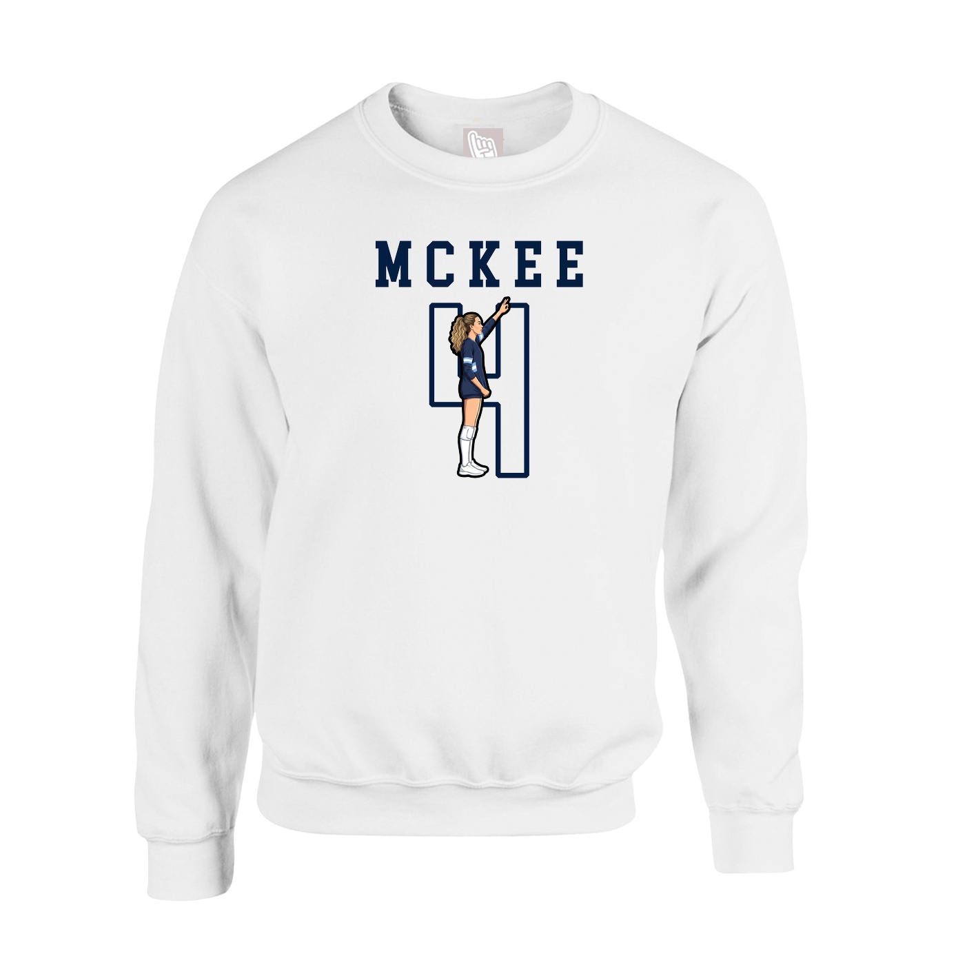 Fleece Crew — Shirsey in White