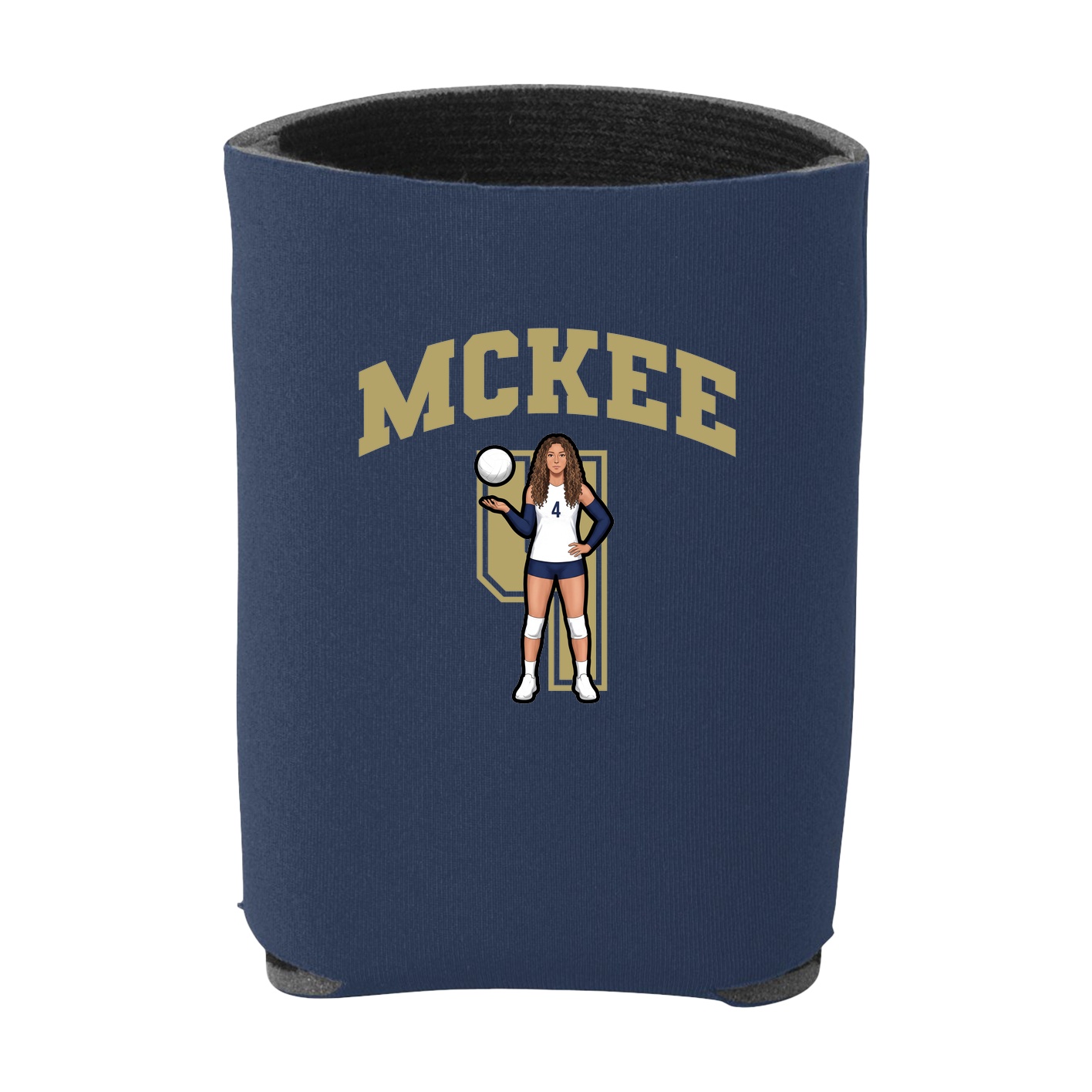 Can Holder — Number in Navy