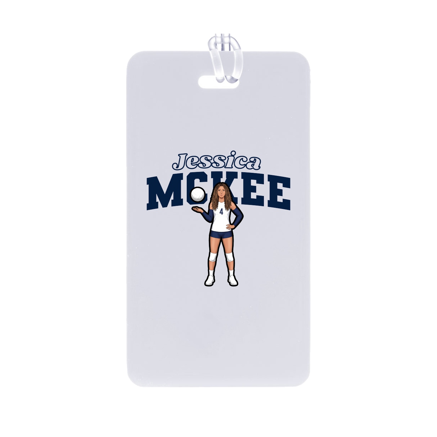 Bag Tag — Name Arch in Classic