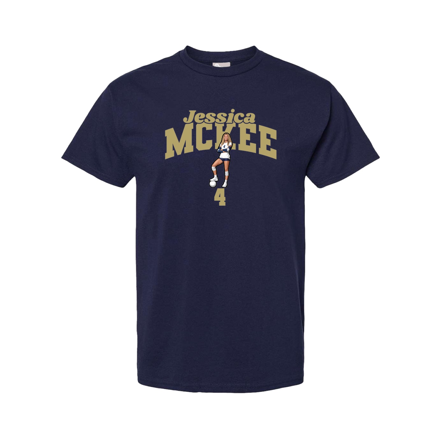 Tee — Signature Arch in Navy