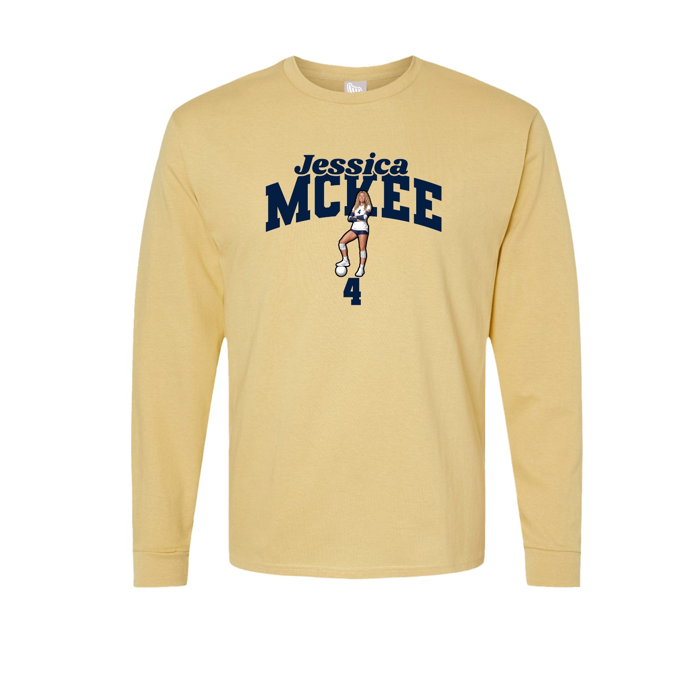 Long Sleeve Tee — Signature Arch in Vegas Gold