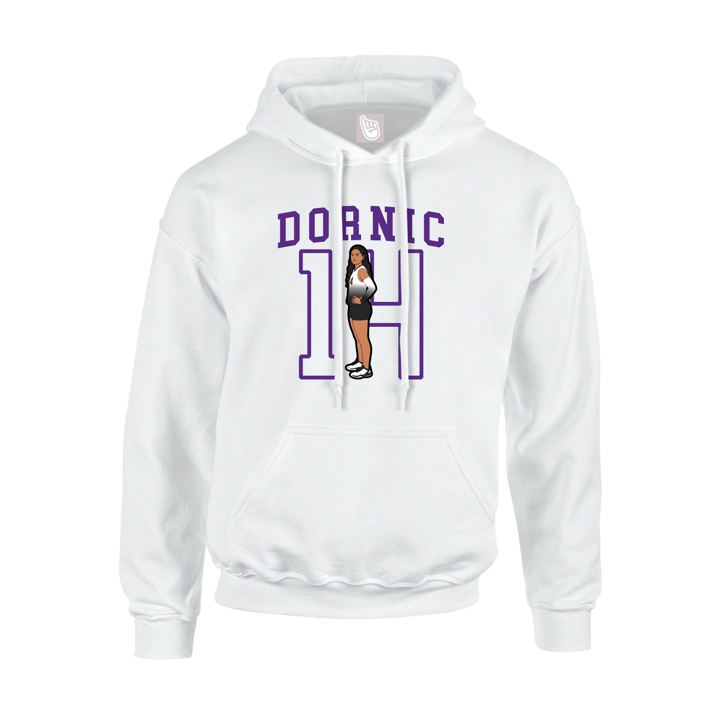 Youth Hoodie — Shirsey in White
