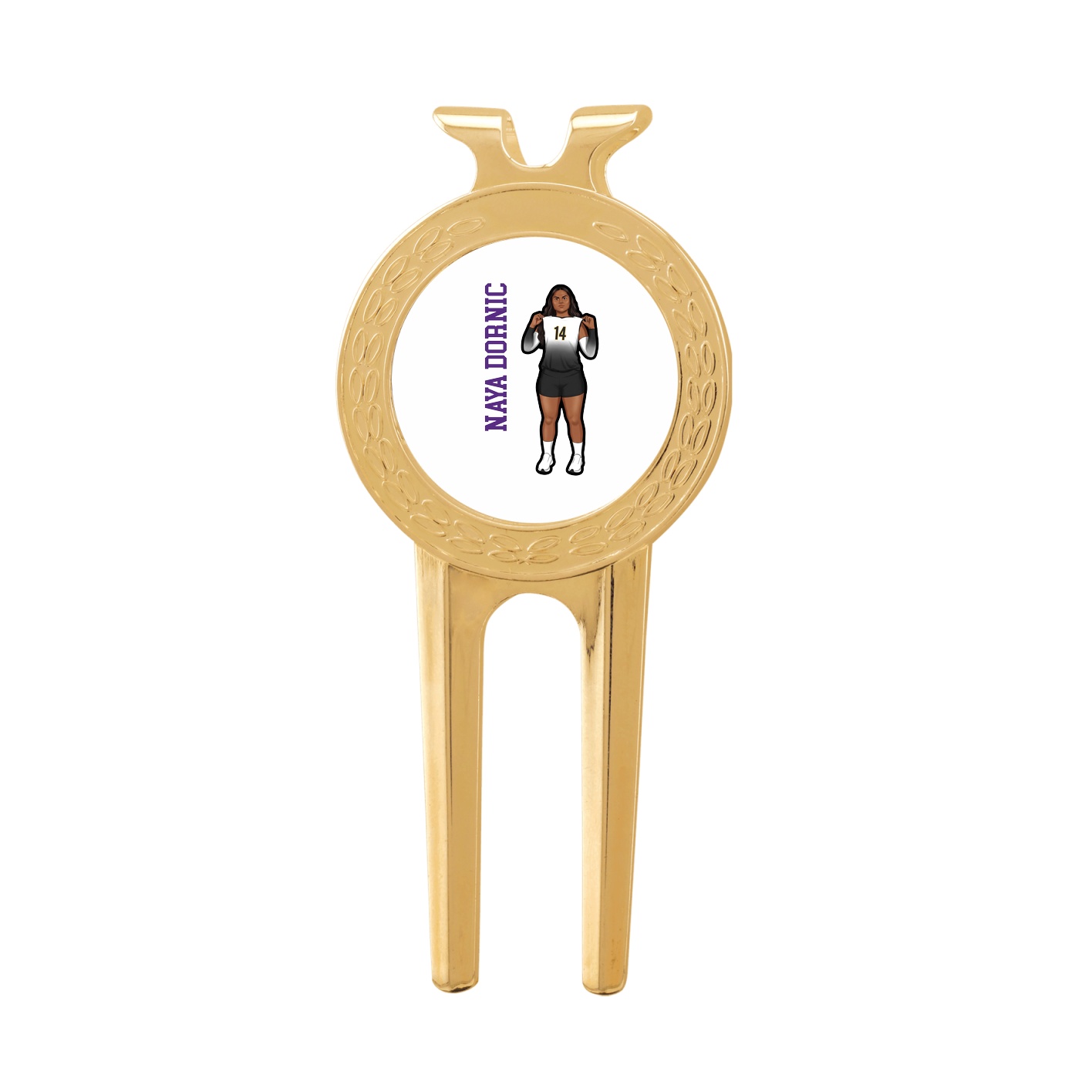 Divot Tool with Ball Marker — Name Vertical in Classic