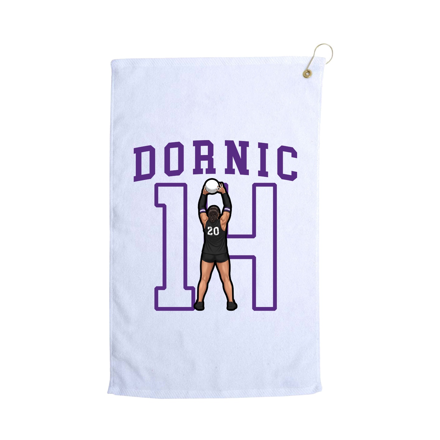 Golf Towel — Shirsey in White