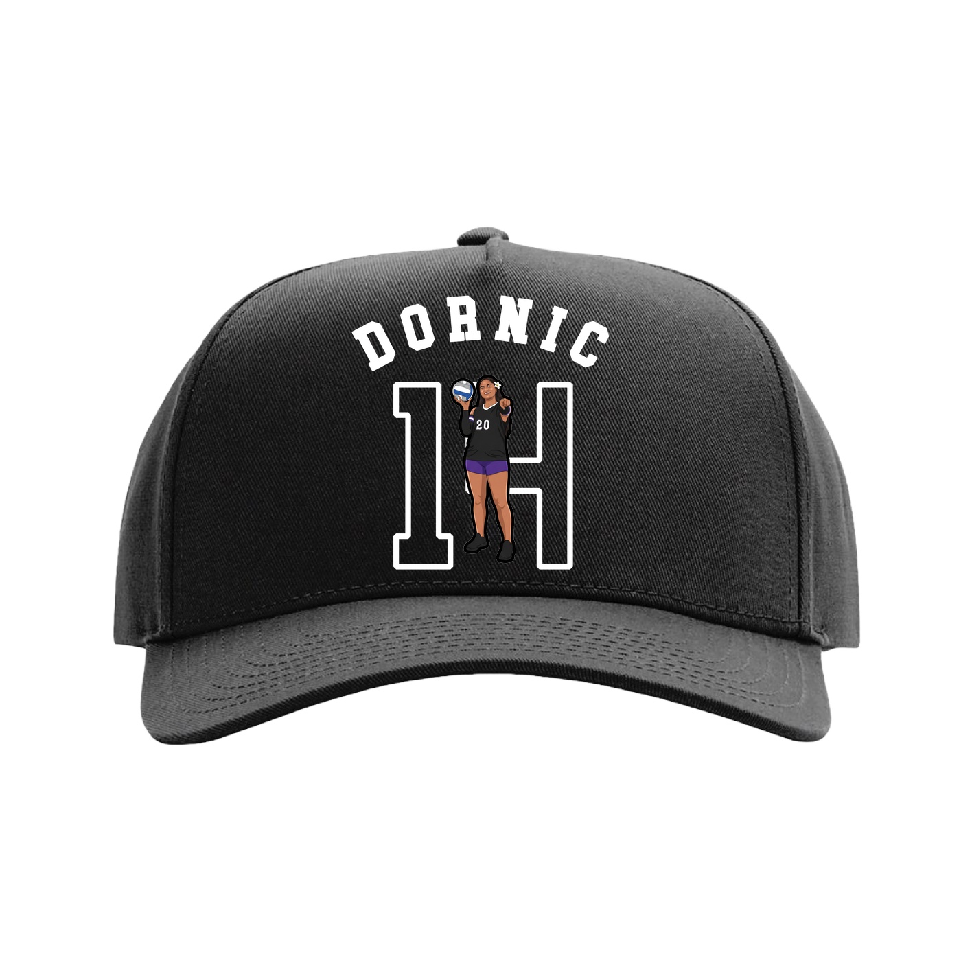 Full Fabric Five-Panel Champ Cap