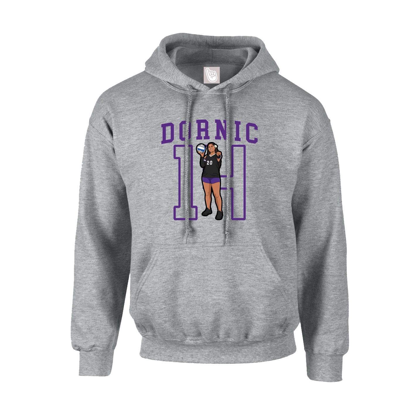 Hoodie — Shirsey in Grey