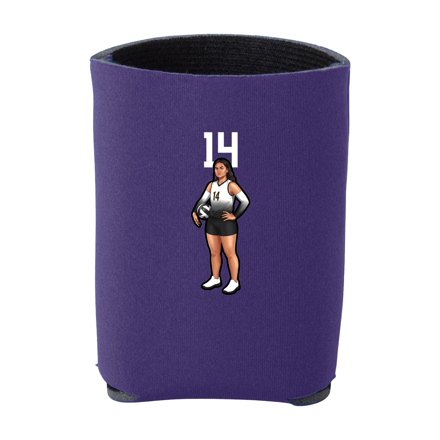 Can Holder — Number Top in Purple