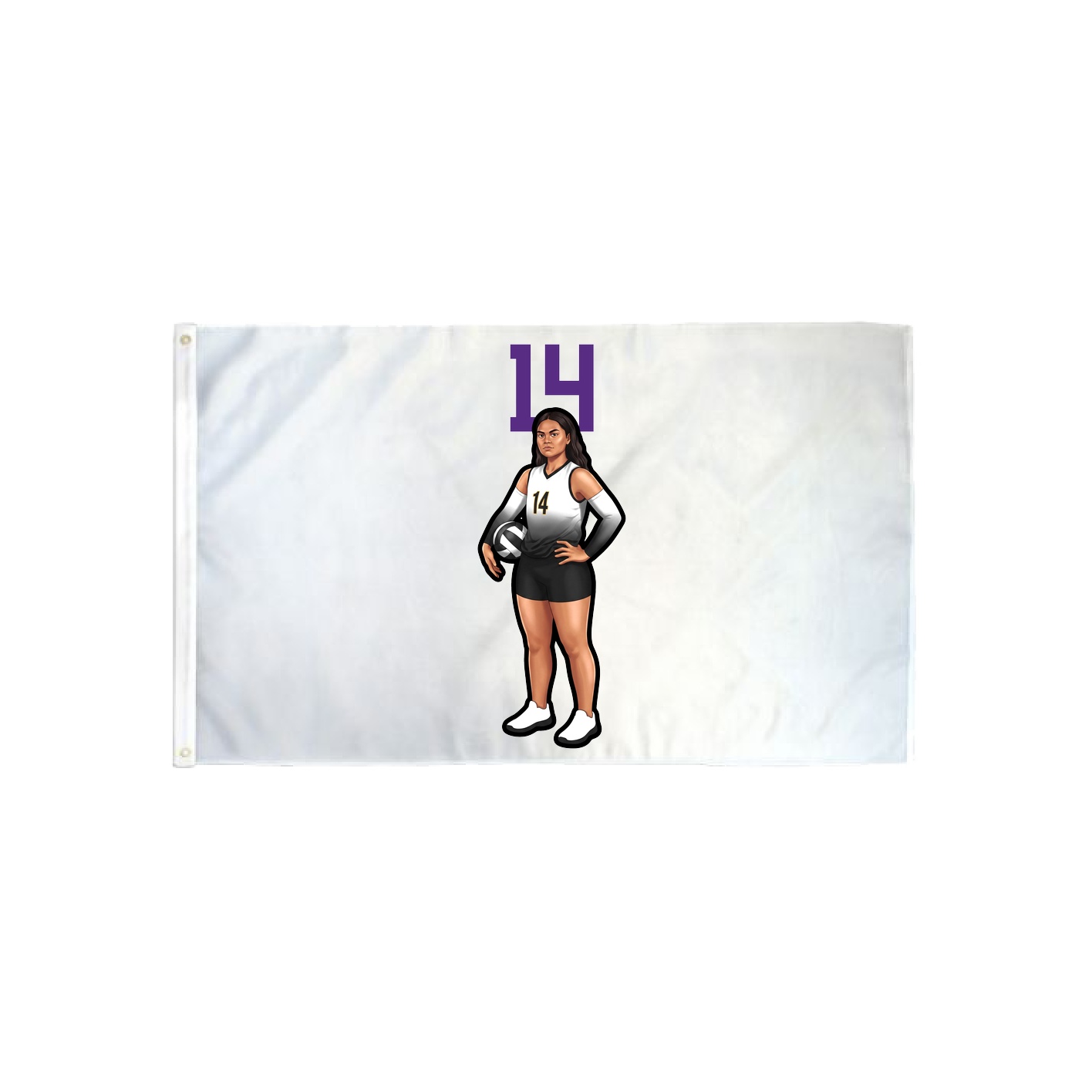 3x5 Flag — Number Top in Classic