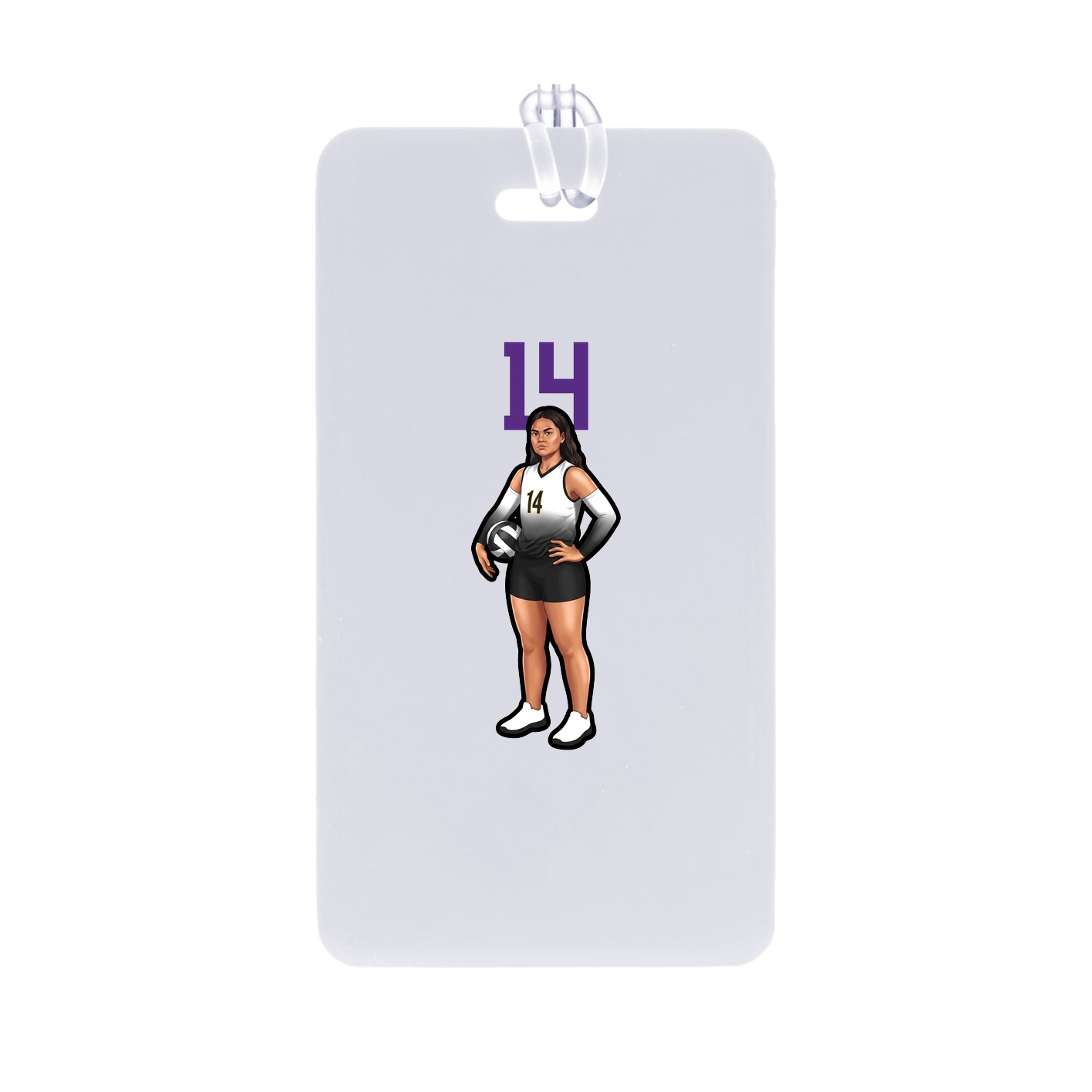Bag Tag — Number Top in Classic