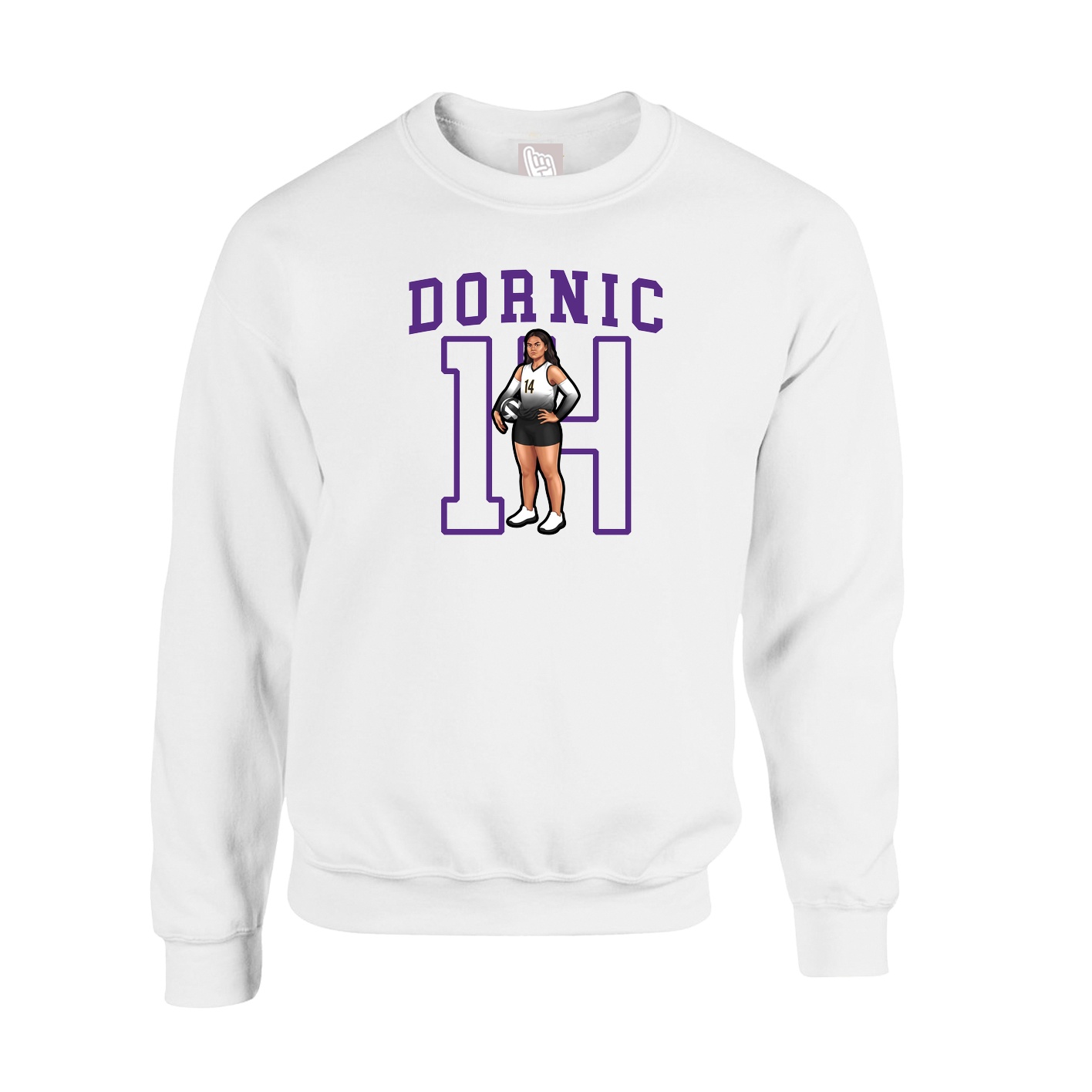 Fleece Crew — Shirsey in White
