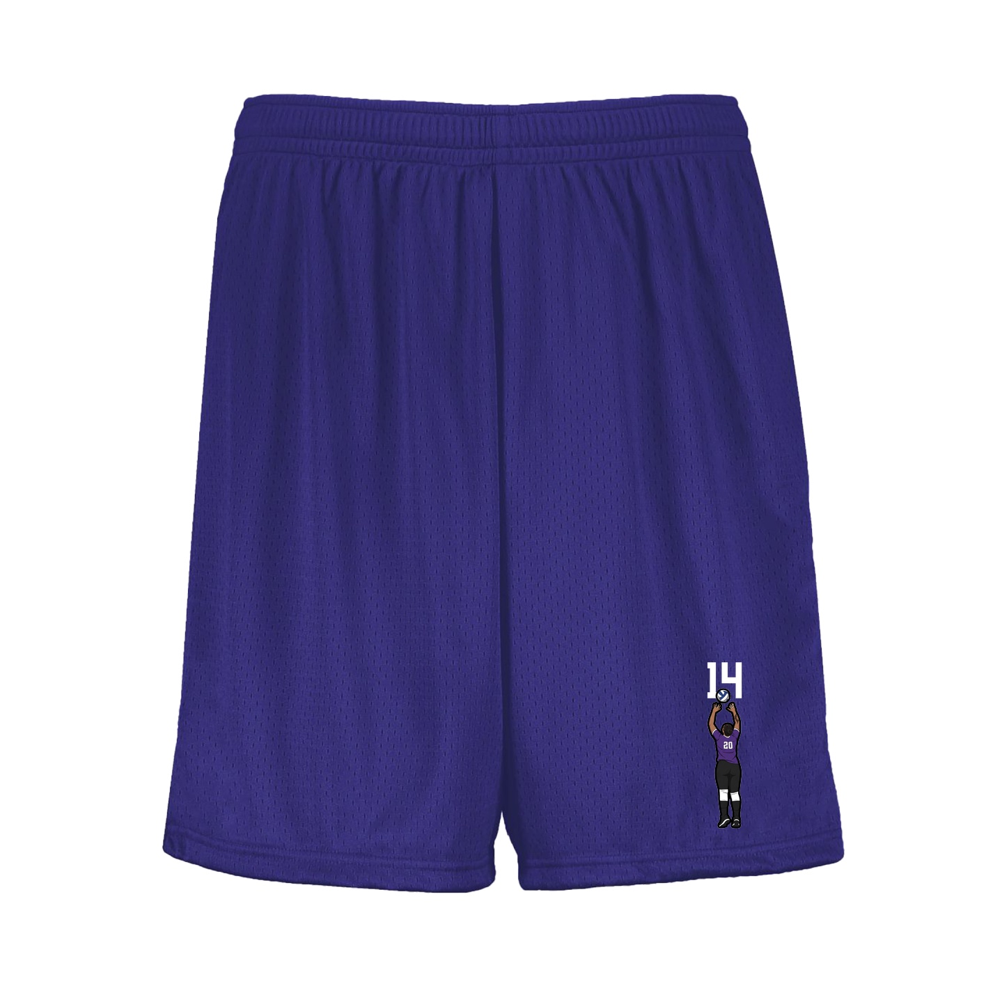 Shorts — Number Top in Purple