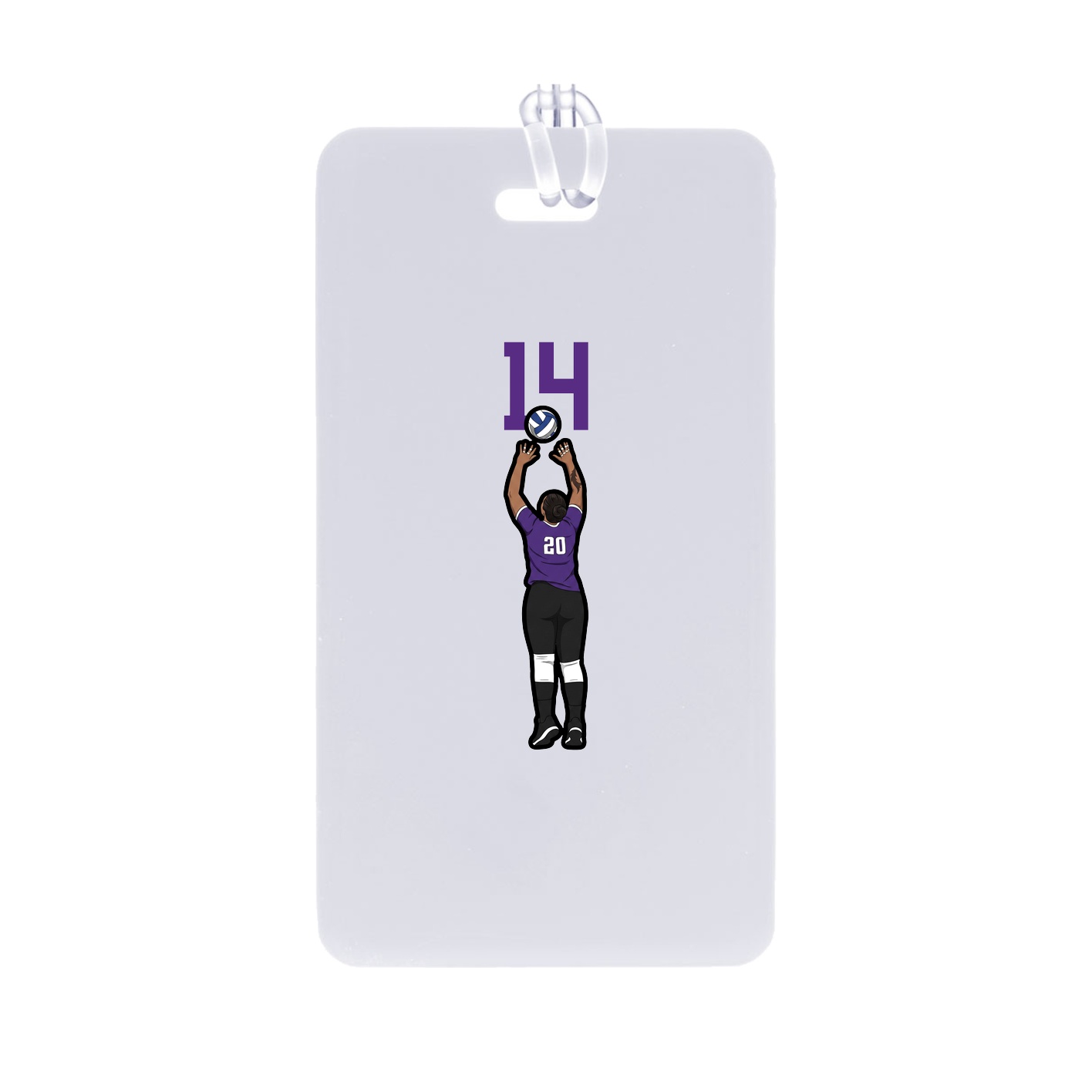 Bag Tag — Number Top in Classic