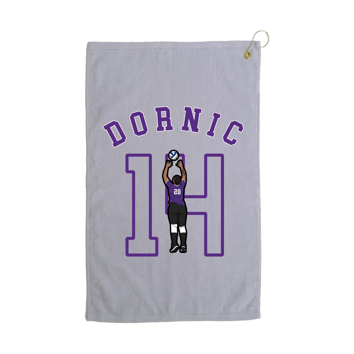 Golf Towel — Shirsey Arch in Grey