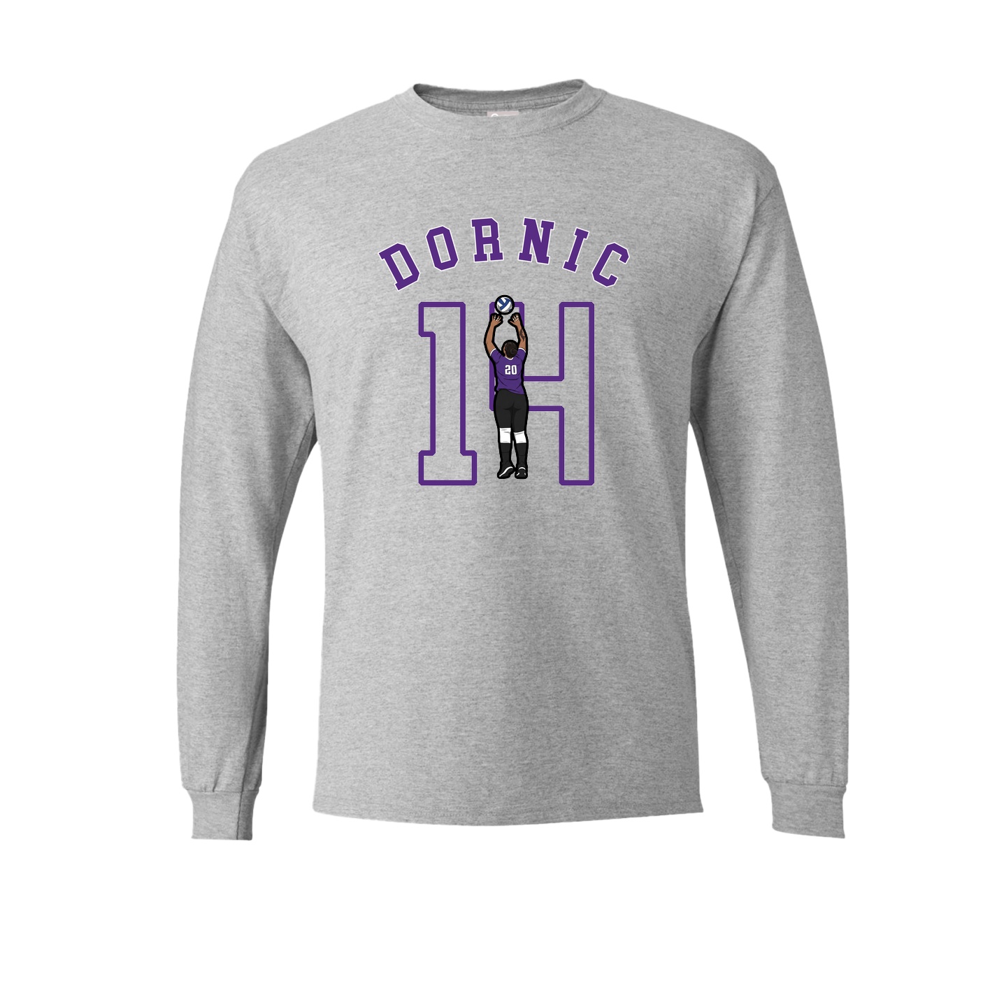 Long Sleeve Tee — Shirsey Arch in Grey