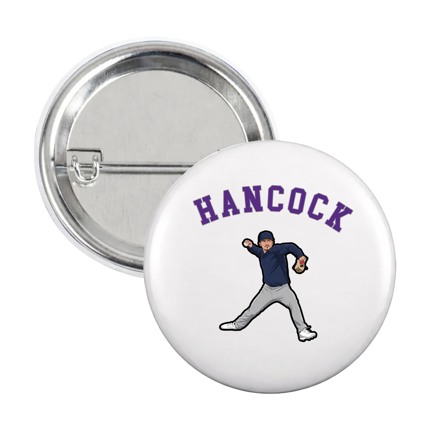 Game Day Button — Shirsey Arch in White