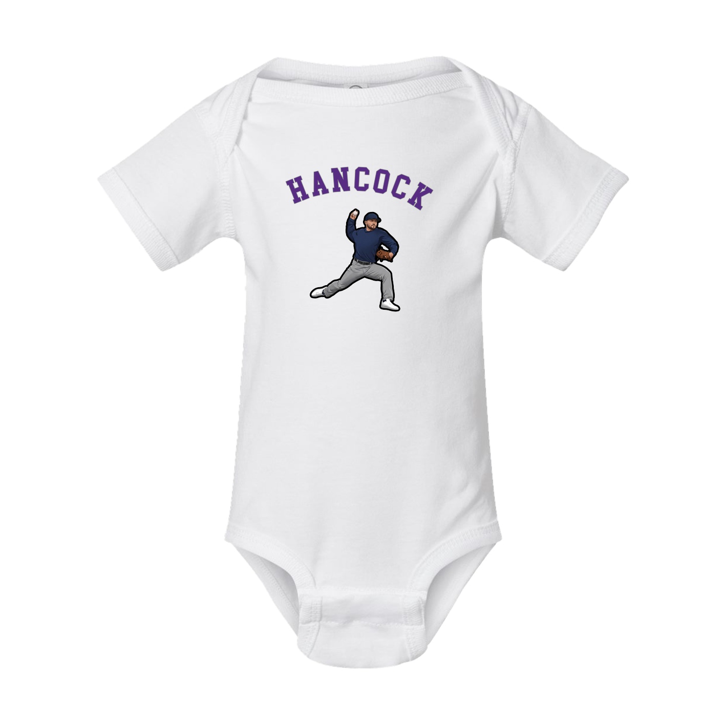 Baby Onesie — Shirsey Arch in White