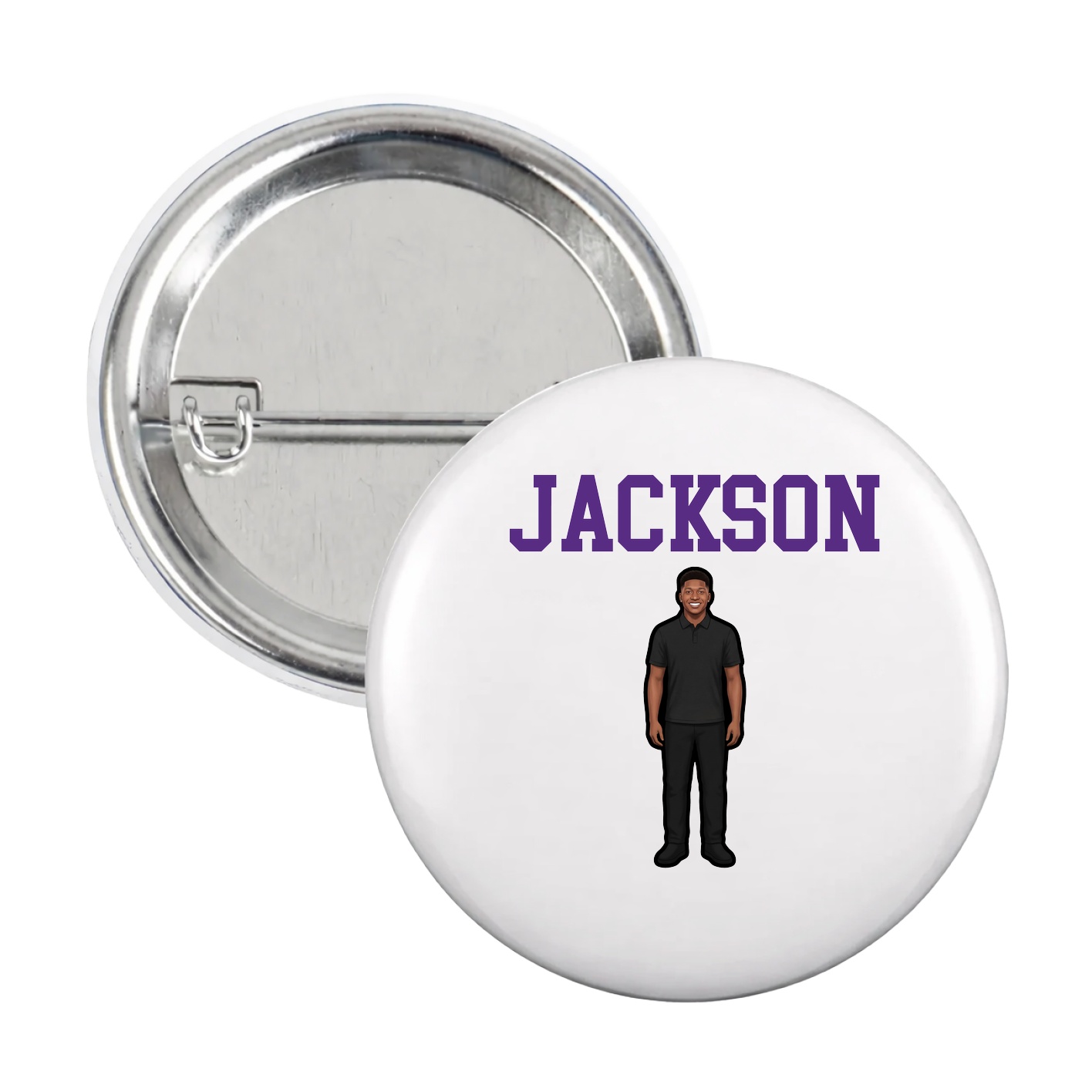 Game Day Button — Shirsey in White