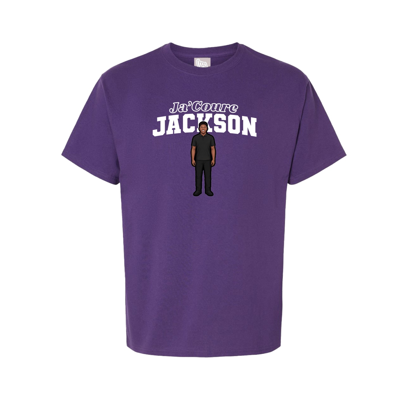 Tee — Name Arch in Purple