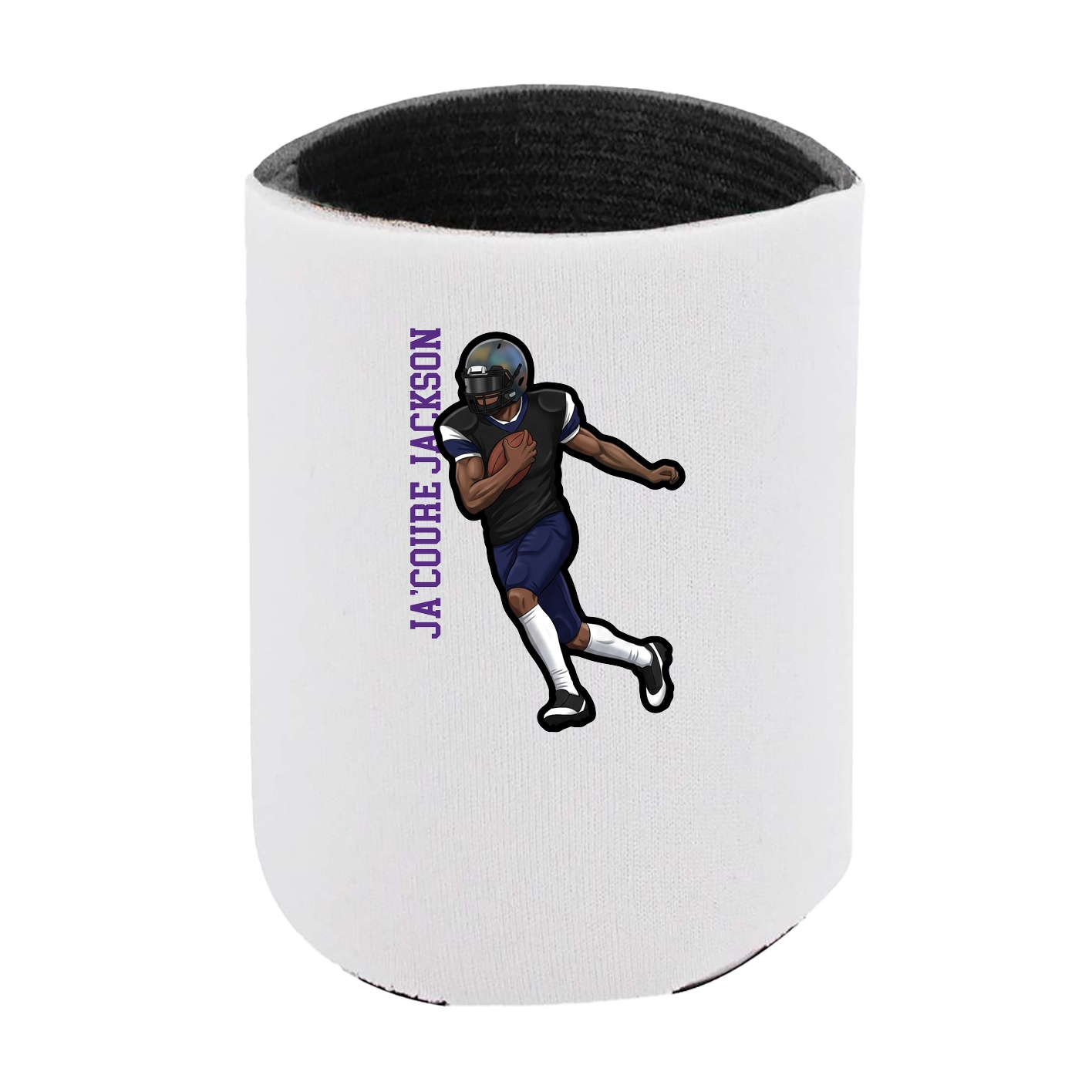 Can Holder — Name Vertical in White