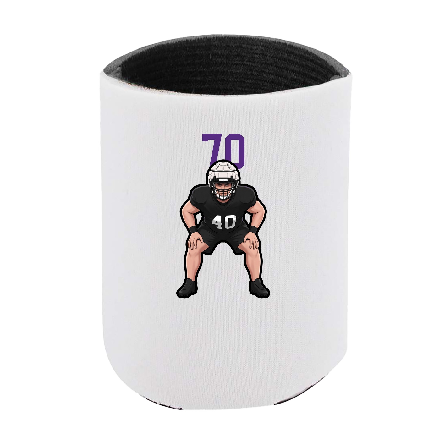 Can Holder — Number Top in White