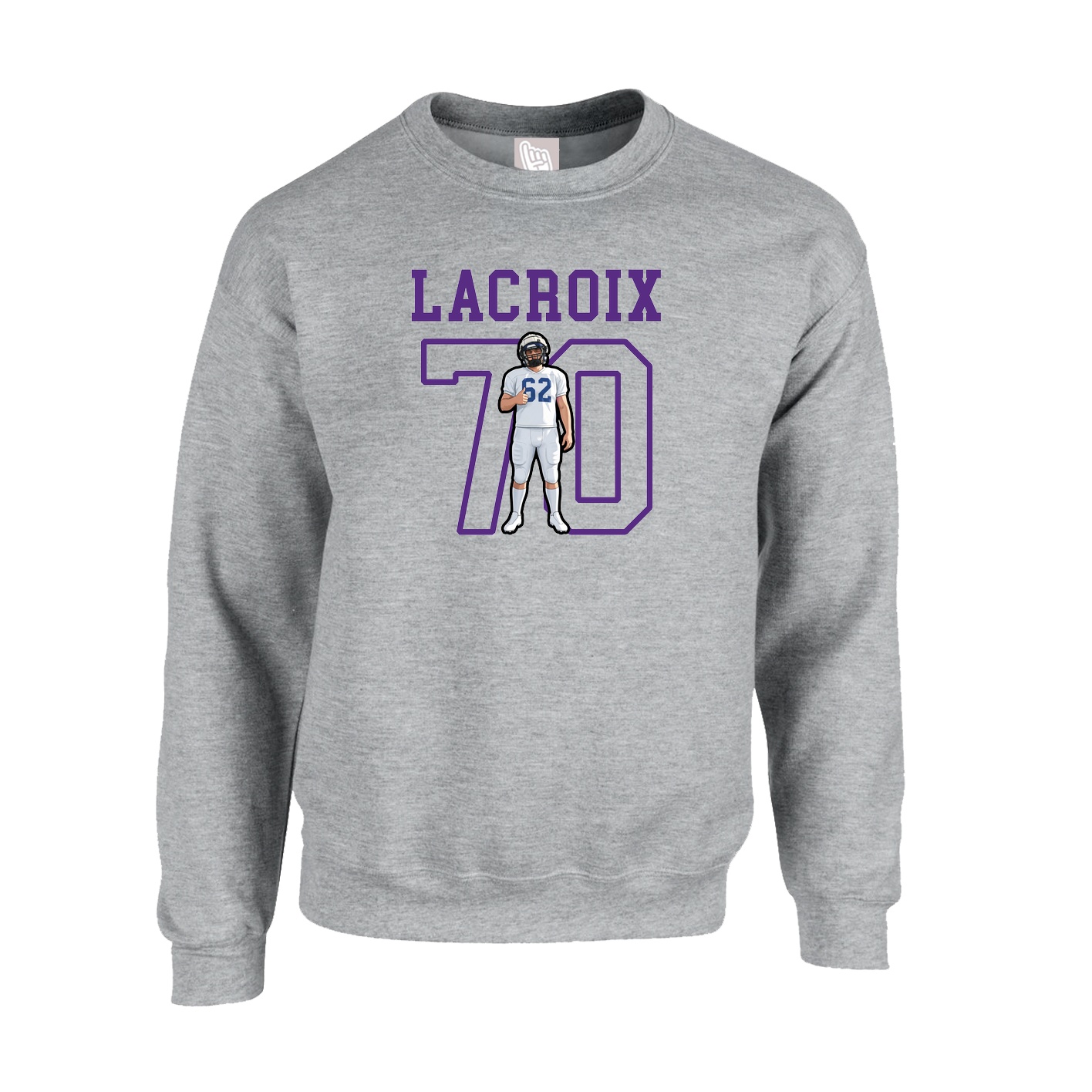 Fleece Crew — Shirsey in Grey