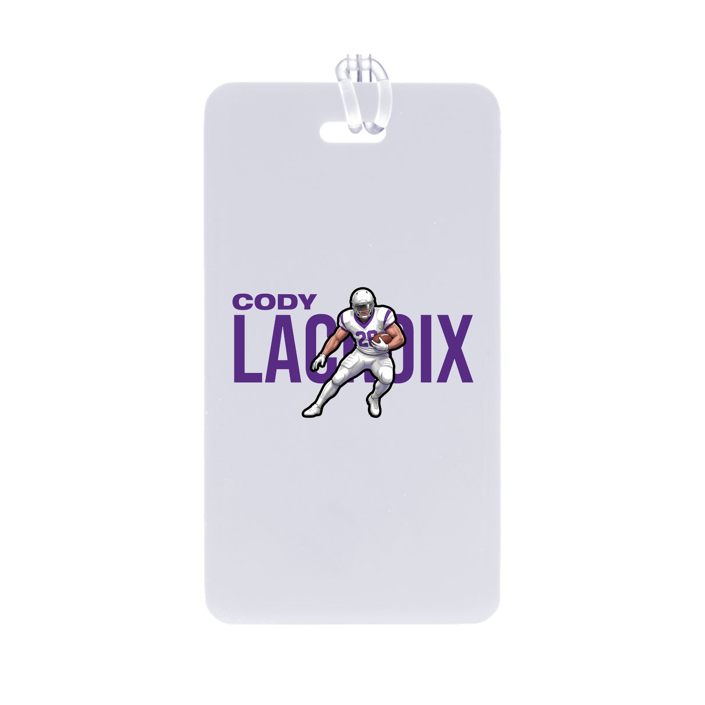 Bag Tag — Player Name in Classic