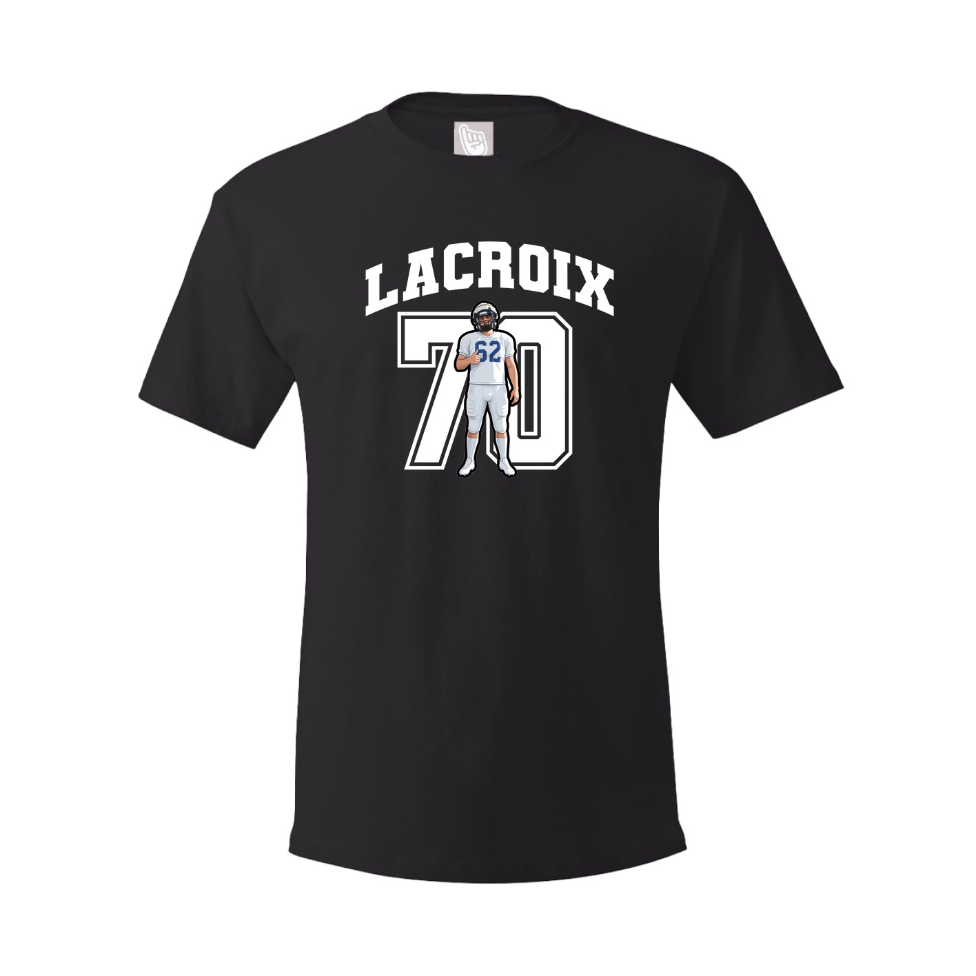 Youth Tee — Number in Black