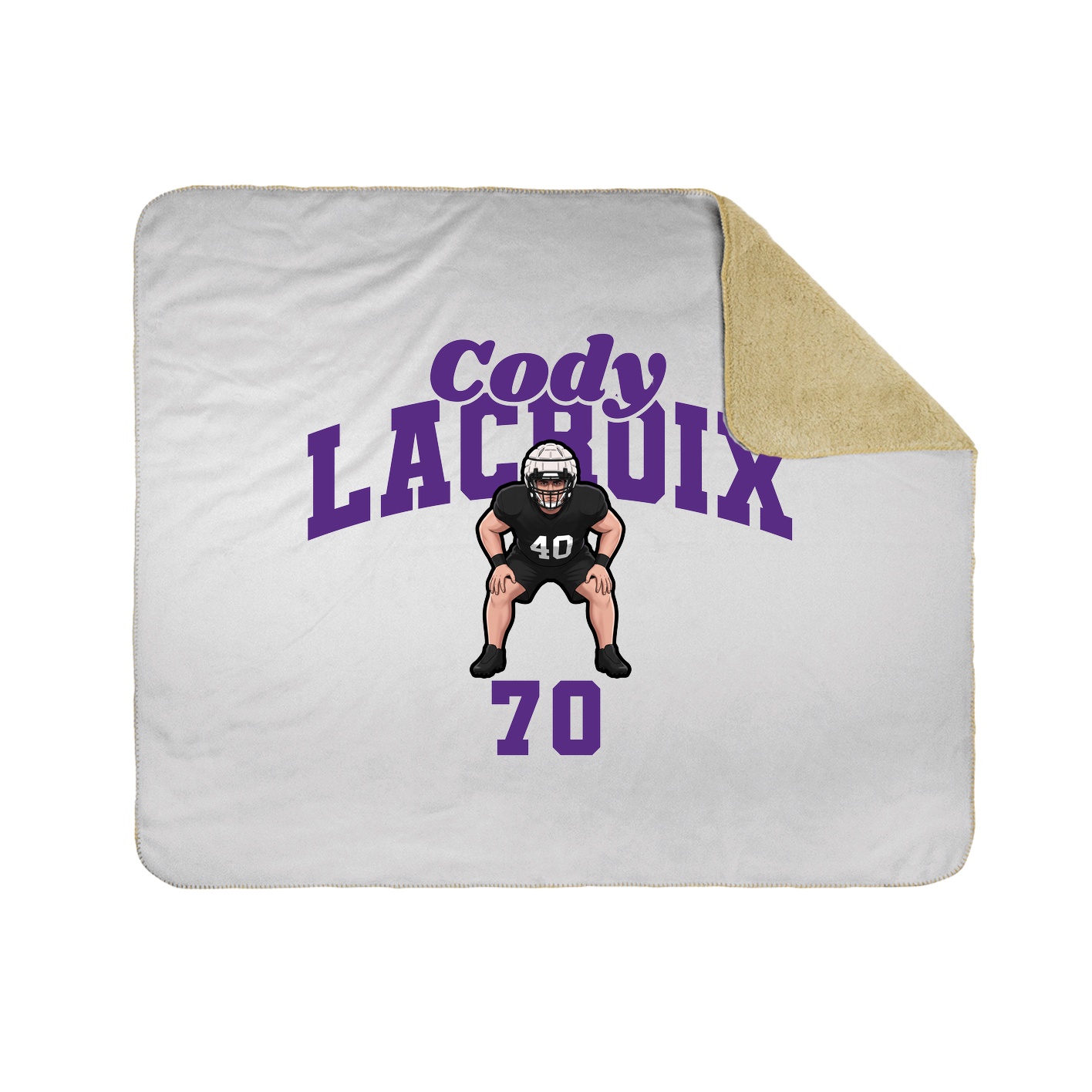 Throw Blanket — Signature Arch in White