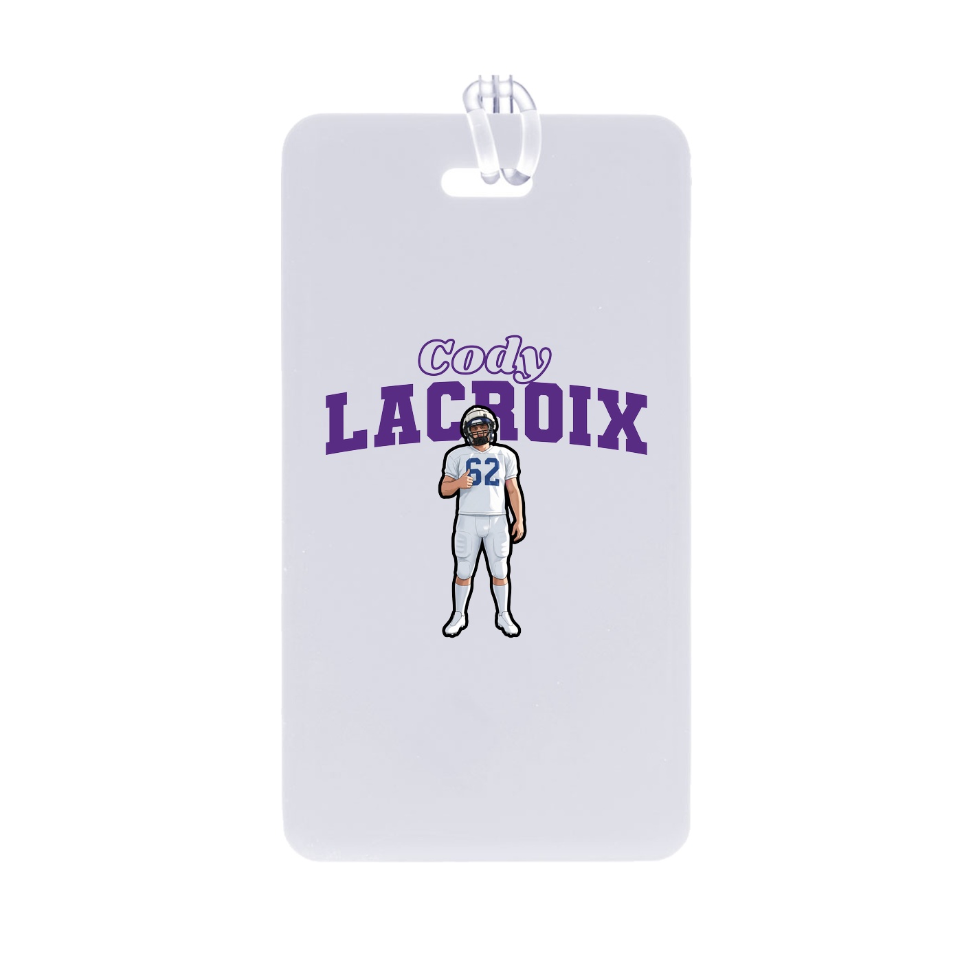 Bag Tag — Name Arch in Classic