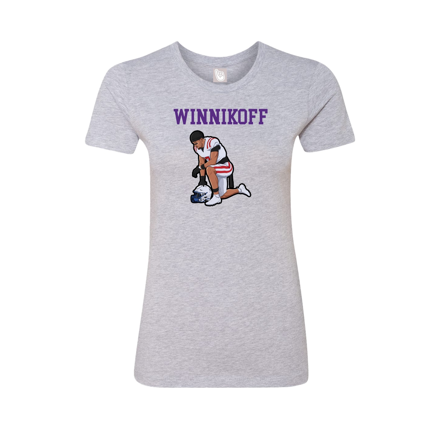 Fitted Women's Tee — Shirsey in Grey