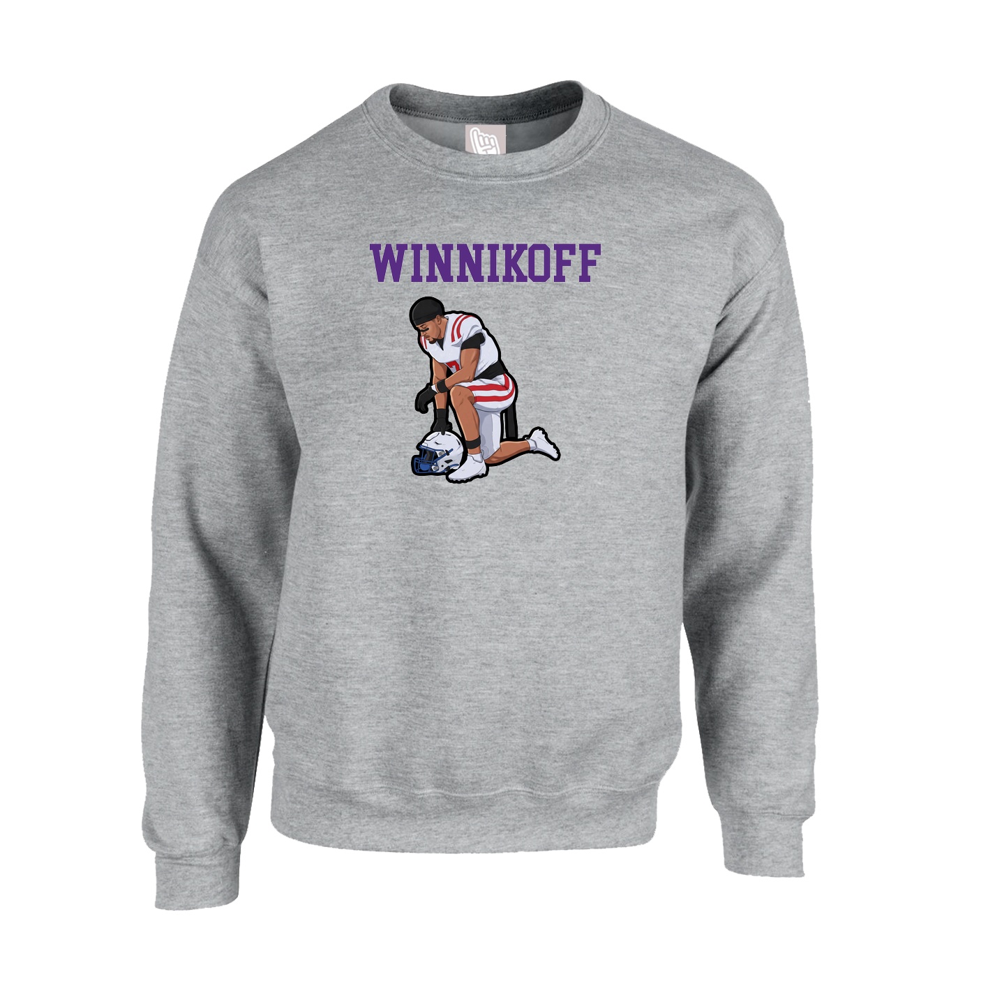 Fleece Crew — Shirsey in Grey