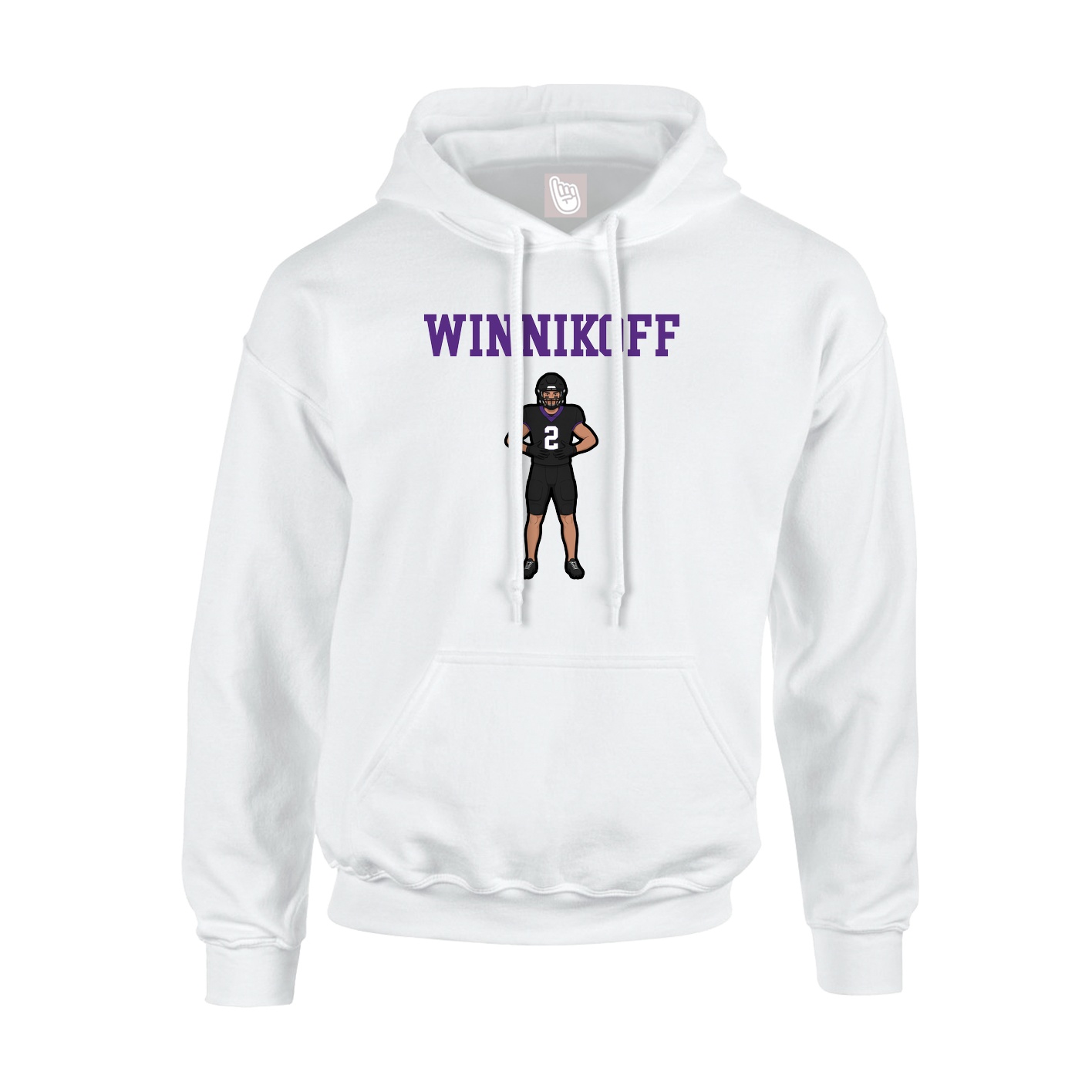 Hoodie — Shirsey in White
