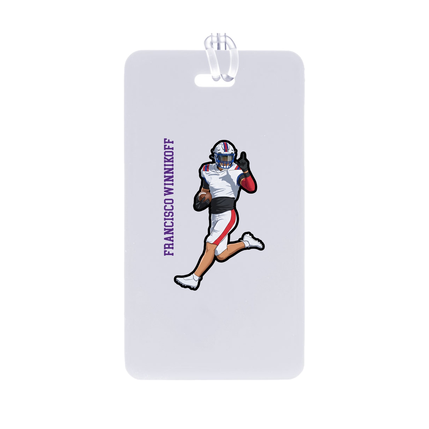 Bag Tag — Name Vertical in Classic