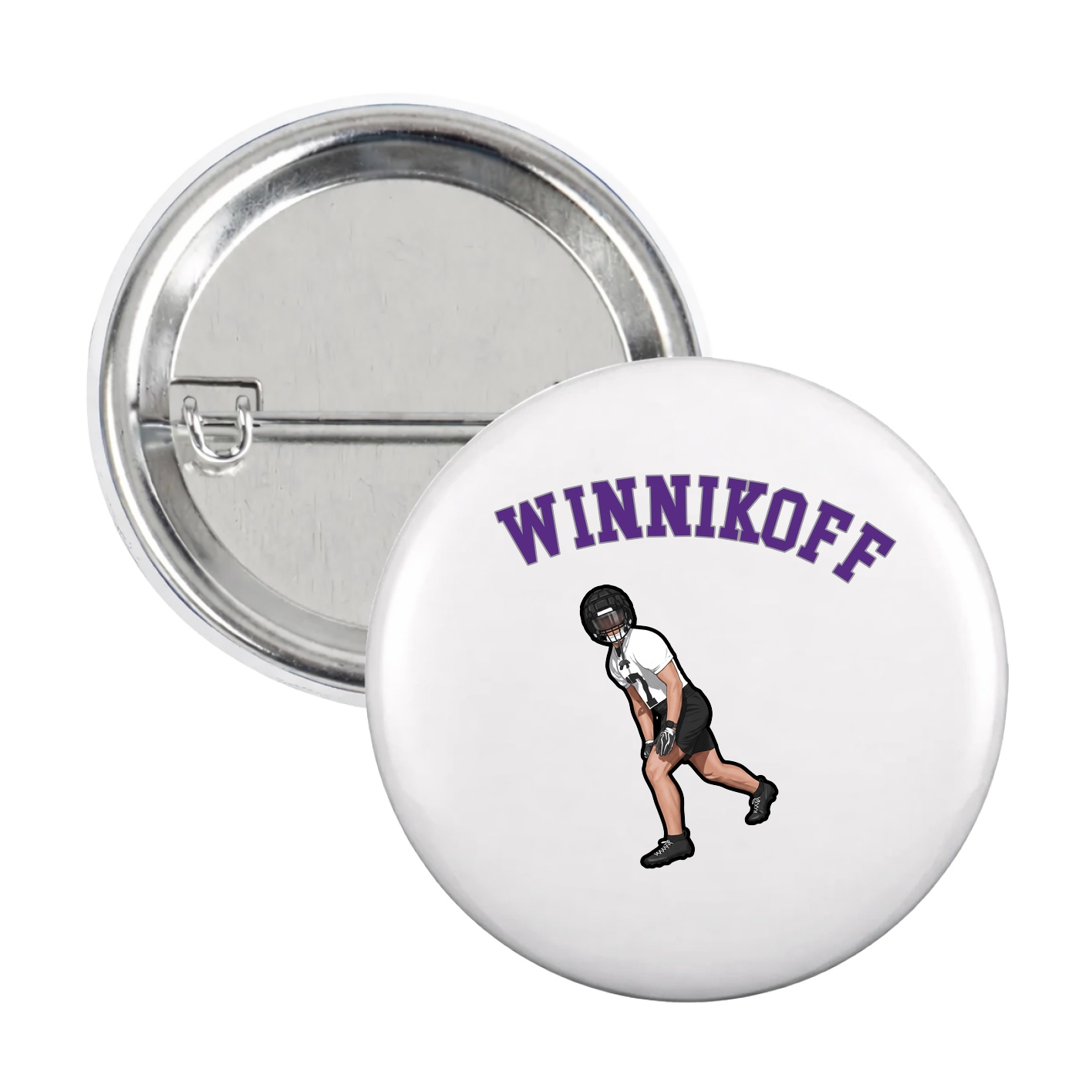 Game Day Button — Shirsey Arch in White