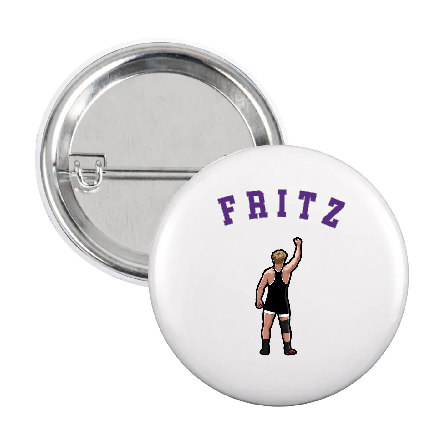 Game Day Button — Shirsey Arch in White