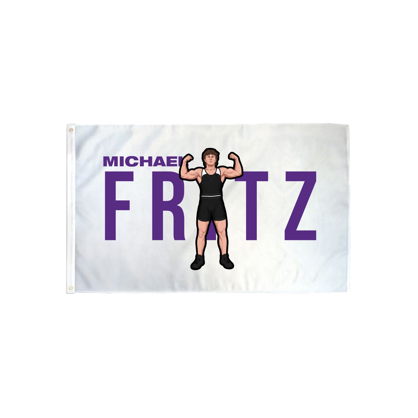 3x5 Flag — Player Name in Classic