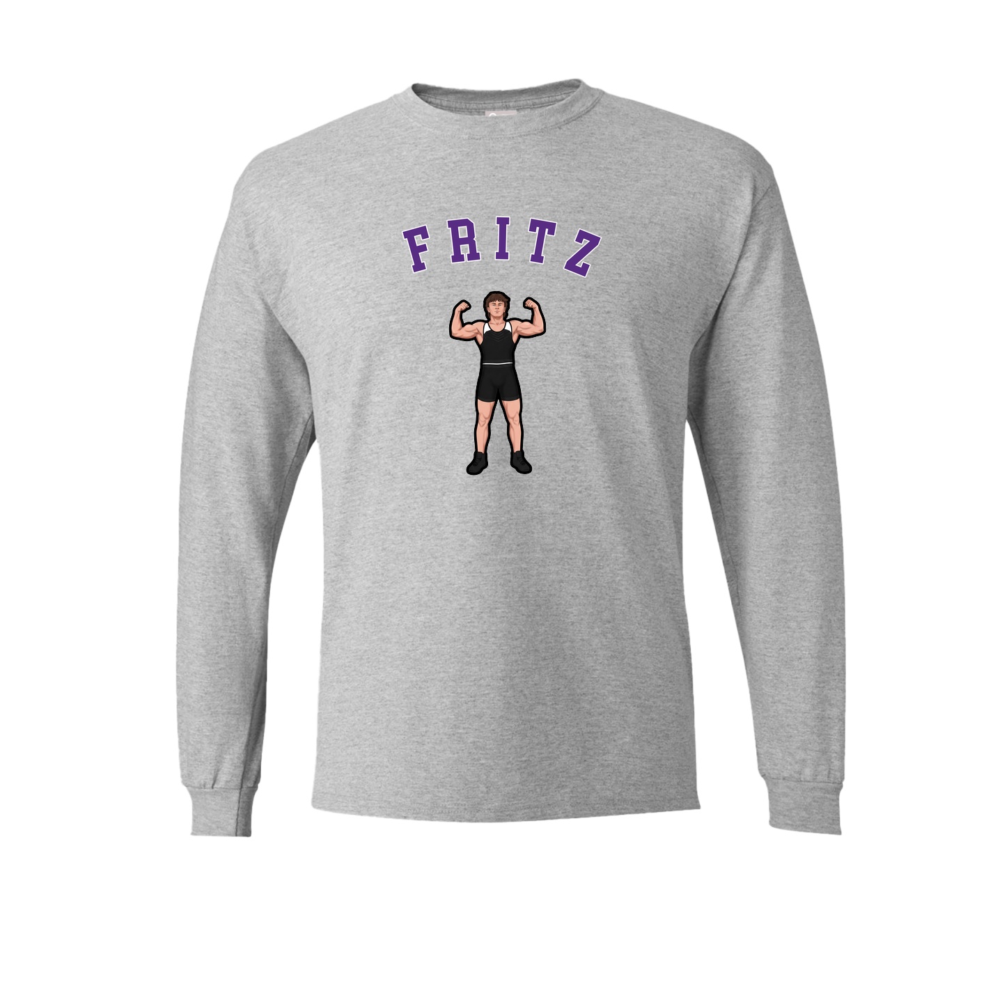Long Sleeve Tee — Shirsey Arch in Grey