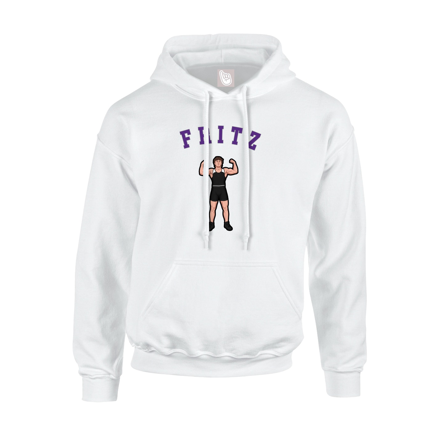 Hoodie — Shirsey Arch in White