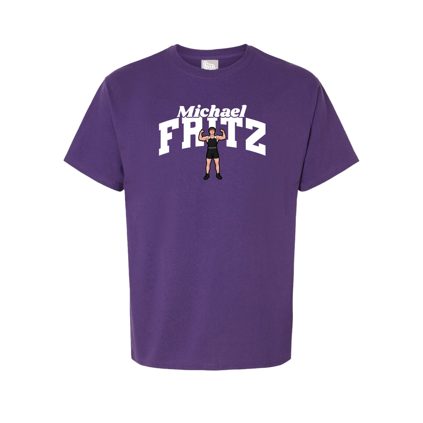 Tee — Signature Arch in Purple