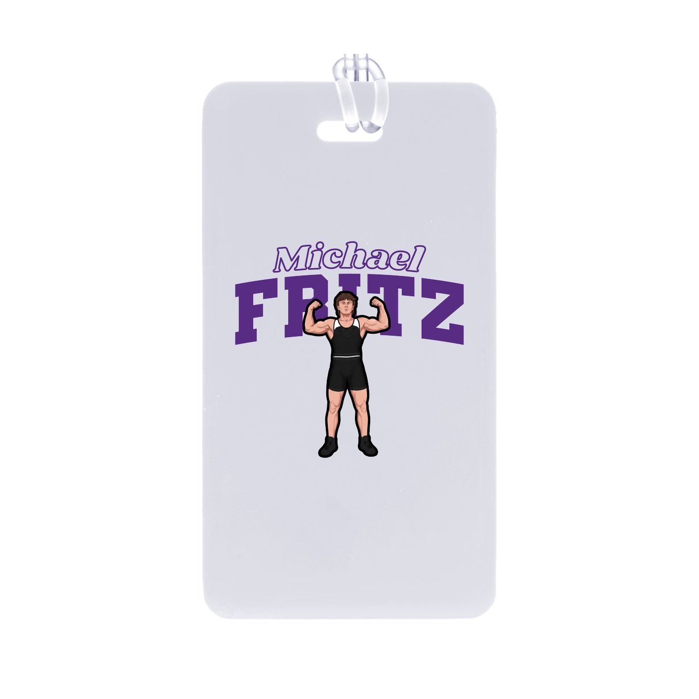 Bag Tag — Name Arch in Classic